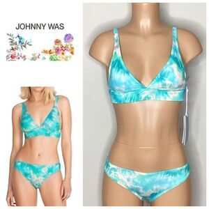 New. Calme by Johnny Was bikini. XS Retails $189